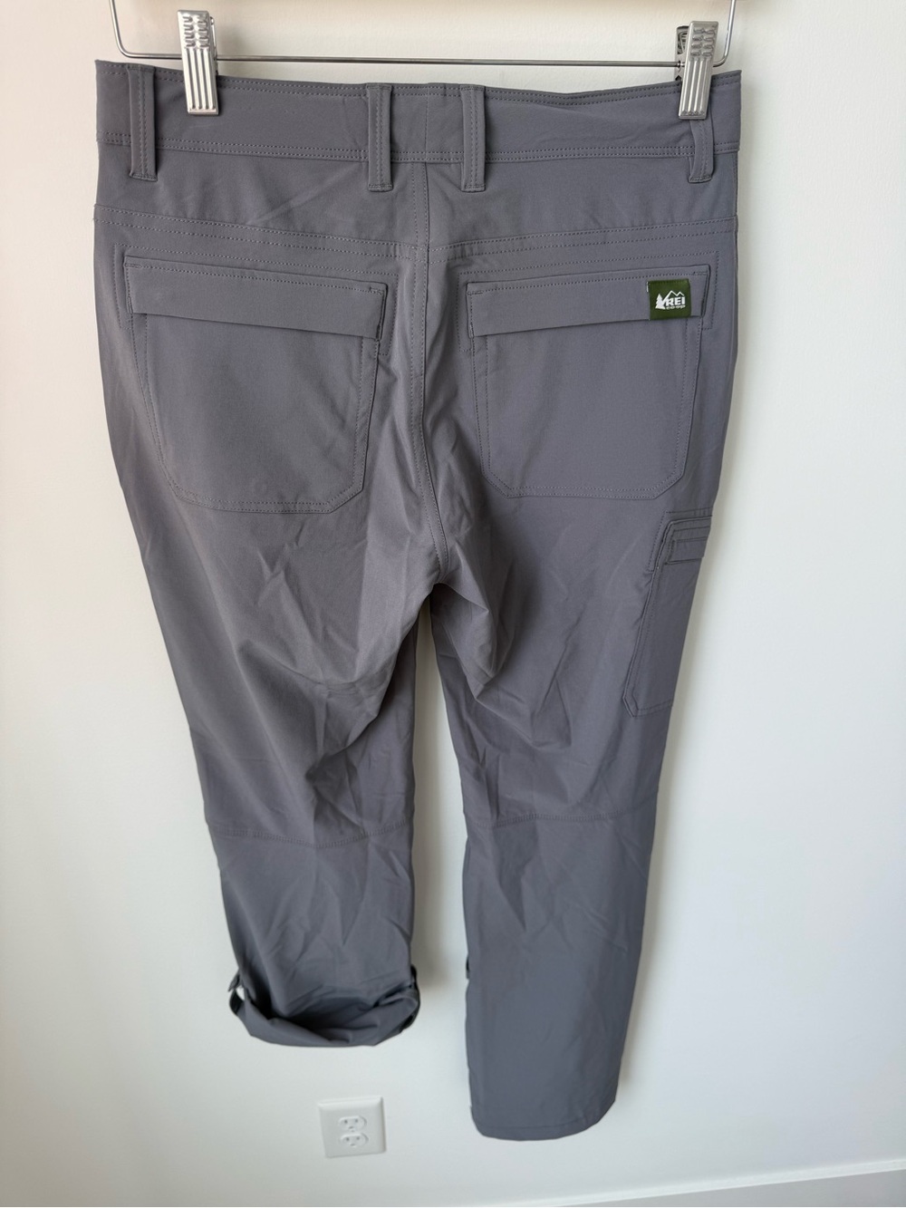 REI Gray Performance Cargo Pants - Picture 4 of 9